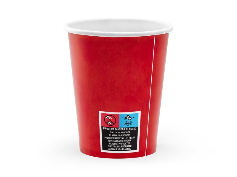 Red Cups - Little Raccoon Party Supplies