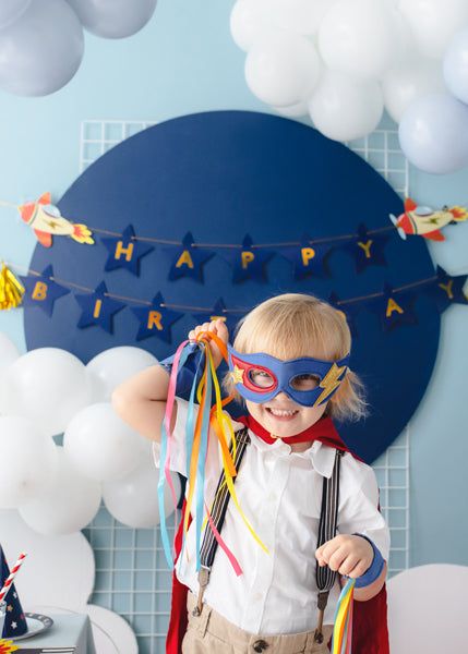 Airplane Banner - Little Raccoon Party Supplies