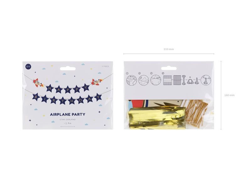 Airplane Banner - Little Raccoon Party Supplies