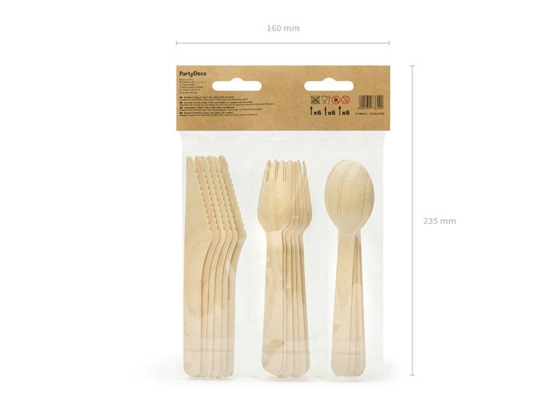 Blush Pink Wooden Cutlery Hearts - Little Raccoon Party Supplies