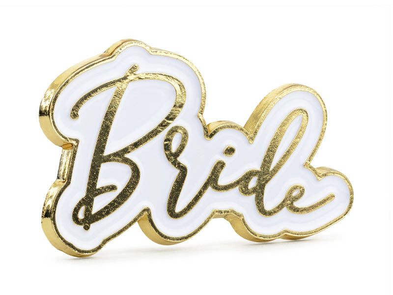 Bride Enamel pin - Little Raccoon Party Supplies