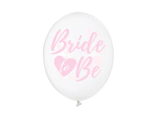 Crystal Clear Bride to be Balloon, - Little Raccoon Party Supplies