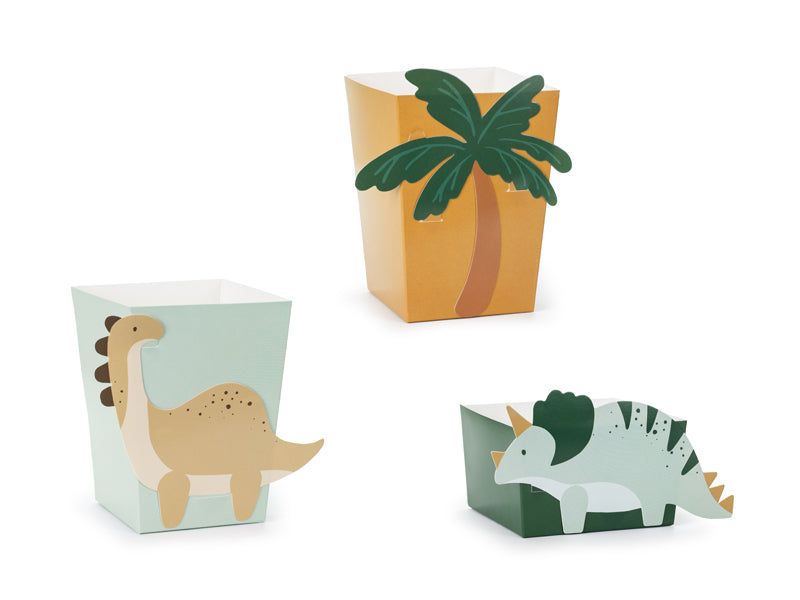 Dinosaurs Boxes for snacks - Little Raccoon Party Supplies