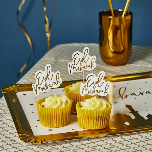 Eid Mubarak Food Picks - Little Raccoon Party Supplies